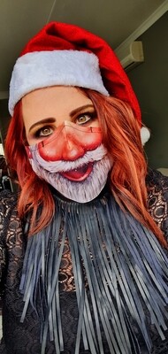 Santa Sublimation Mask Santa Sublimation Mask