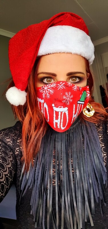 HO HO HO Sublimation Mask