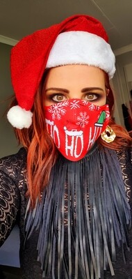 HO HO HO Sublimation Mask HO HO HO Sublimation Mask