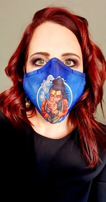 Blue Native Sublimation Mask