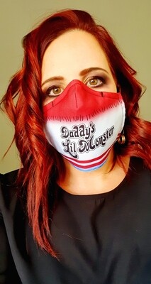 Daddy's Little Monster Sublimation Mask Daddy's Little Monster Sublimation Mask