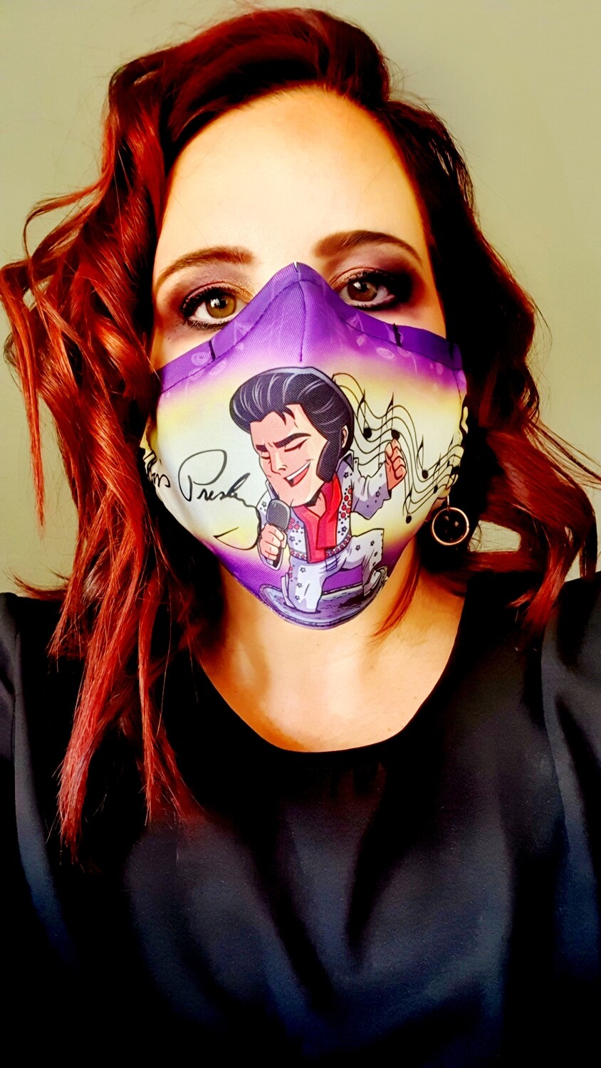Elvis P Sublimation Mask Elvis P Sublimation Mask