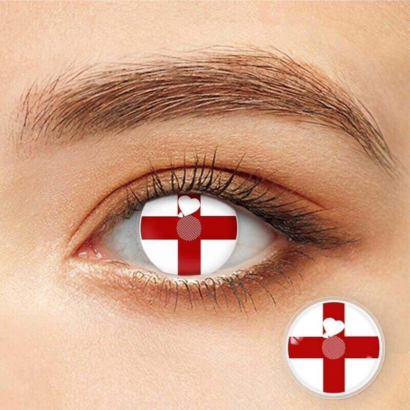 Red Cross Contact Lens