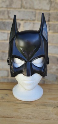 Black Plastic Batman Game Mask