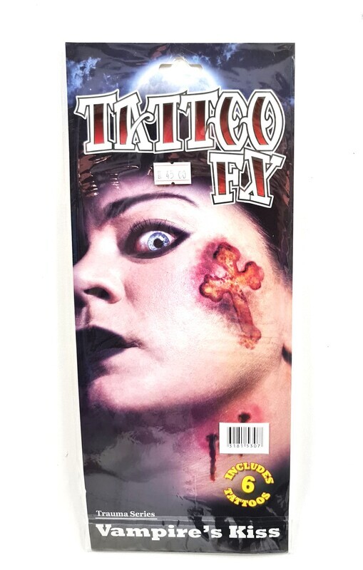 Vampire Kiss Face Tattoo set