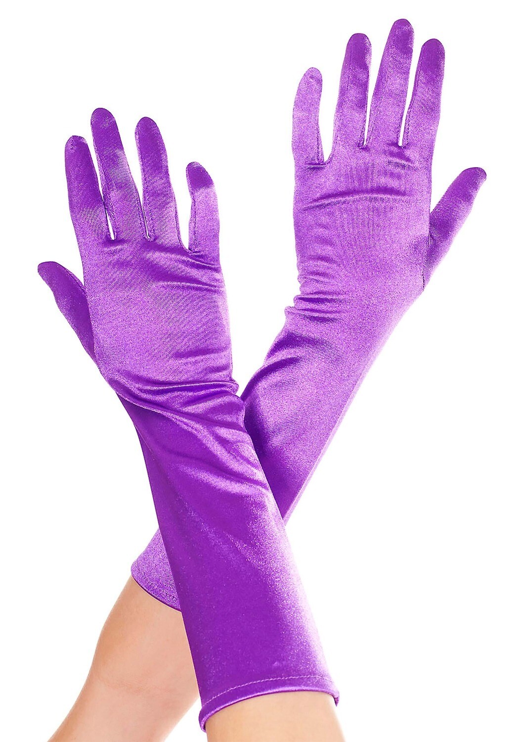 Purple Long Gloves