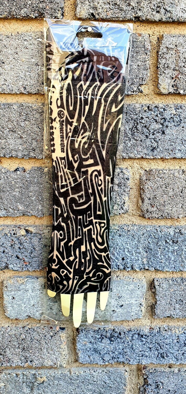 Tiki Design Tattoo Sleeve