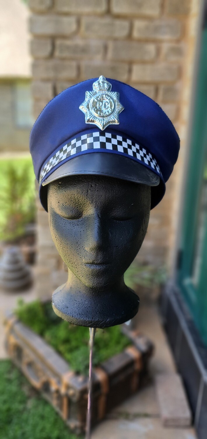 Blue Police Hat