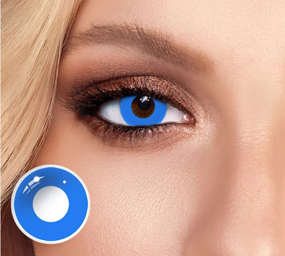 Royal Blue Halloween Contact Lens