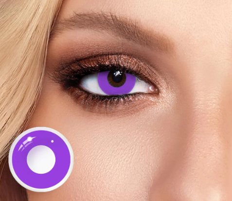 Violet Purple Halloween Contact Lens