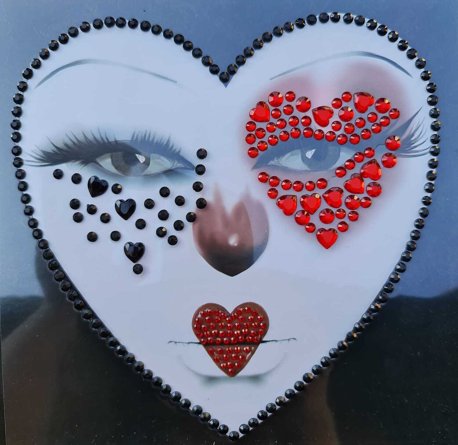 Queen of Hearts Rhinestone Set