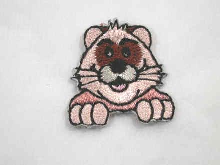 Cute Ferret Face Iron On Patch