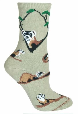 Black Footed Ferret Socks