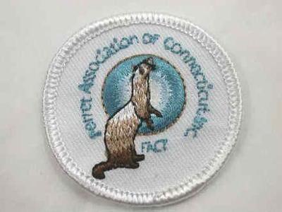 Ferret Association of Connecticut Logo Iron On Patch