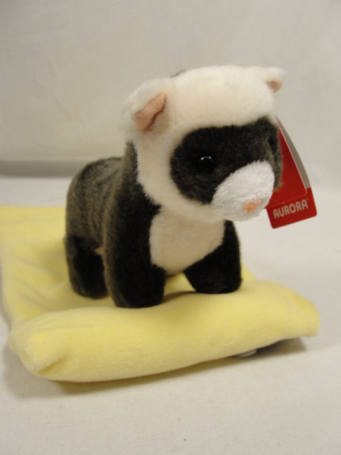 Aurora Baby Black Footed Ferret Plush