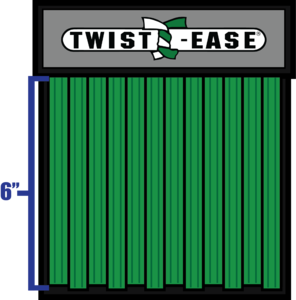 6 Inch Dual Wire Twist Ties