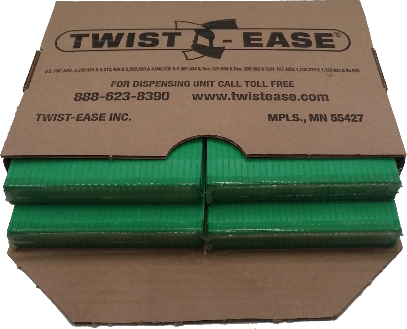 6&quot; Single Wire Twist Ties (4 Pak - 4,800 Count)