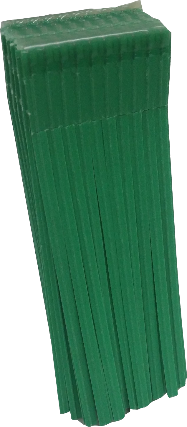 4&quot; Twist Ties (Mini Pak - 400 Count), Color: Green (#40001)