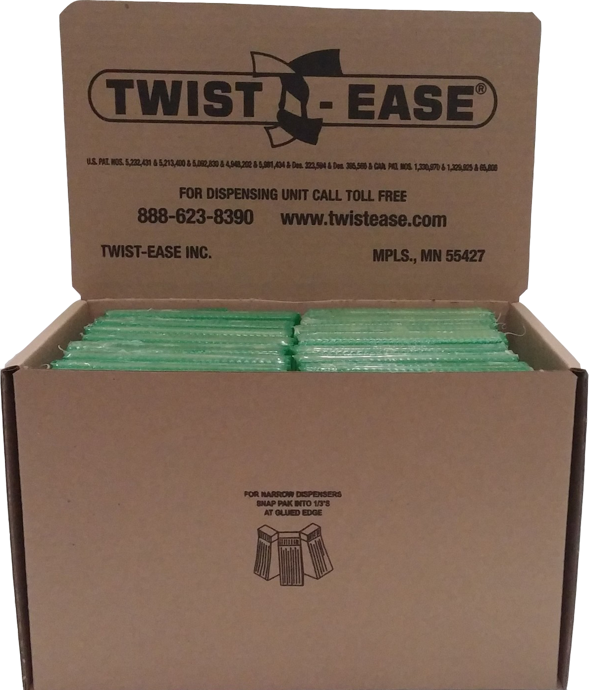 6&quot; Single Wire Twist Ties (16 Pak - 19,200 Count)