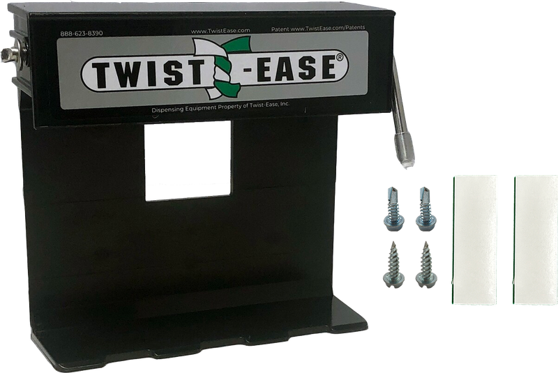 Twist-Ease 4&quot; Dispenser with Tape &amp; Screws