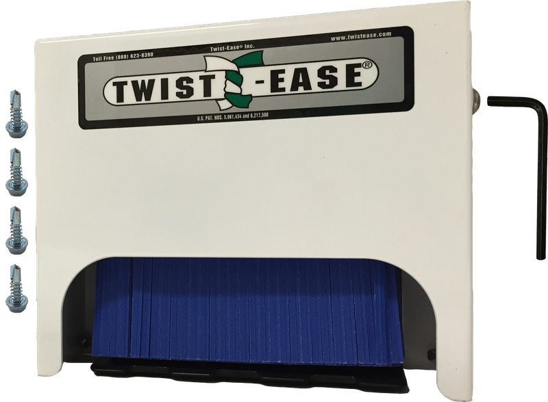 Twist-Ease 4" Dispenser - Lock Box Assembly with Ties