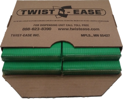 6" Single Wire Twist Ties (4 Pak - 4,800 Count)