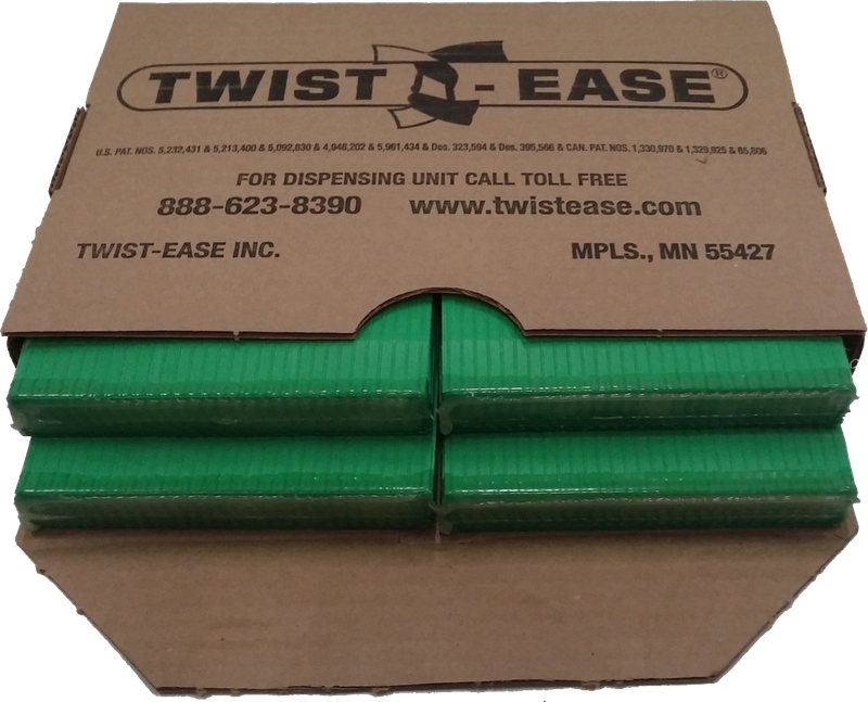 6" Single Wire Twist Ties (4 Pak - 4,800 Count)