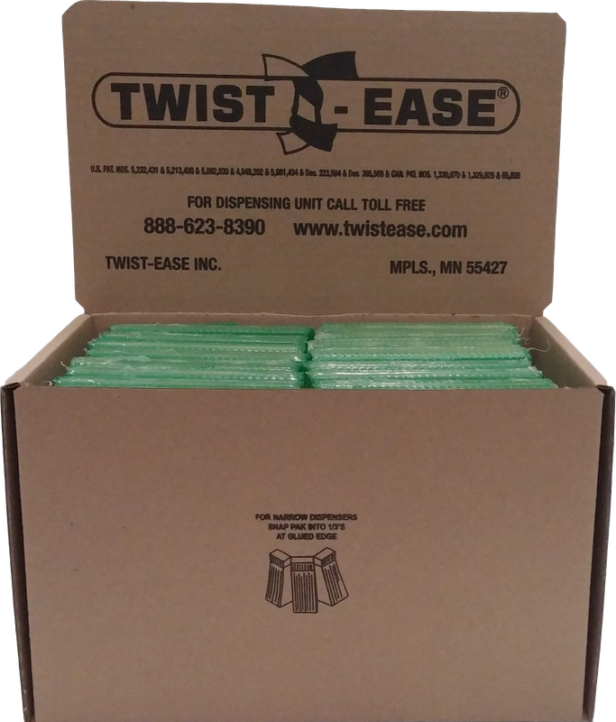6" Single Wire Twist Ties (16 Pak - 19,200 Count)