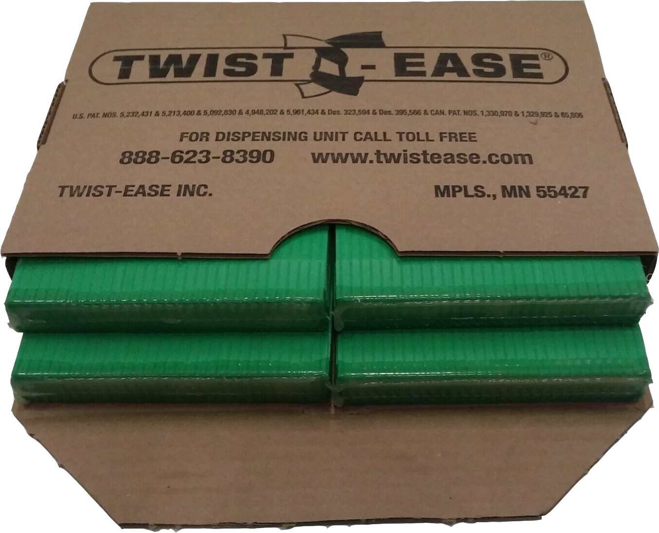 6" Dual Wire Twist Ties (4 Pak - 2,400 Count)