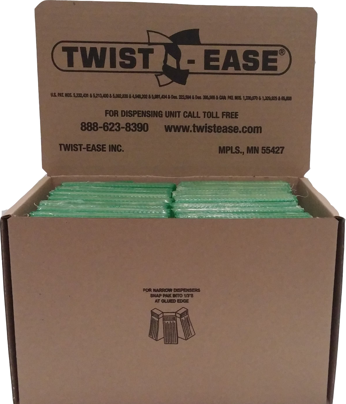 6" Dual Wire Twist Ties (16 Pak - 9,600 Count)