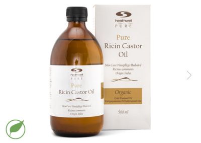 زيت الخروع معصور على البارد خالي من الهيكسان