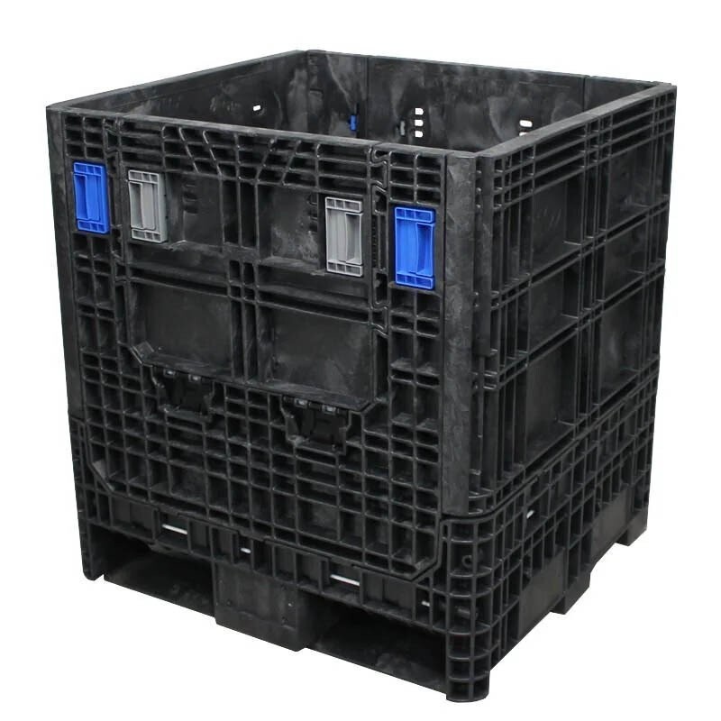 DuraGreen 30" x 32" x 34" Heavy-Duty Collapsible Bulk Container (2 Doors)