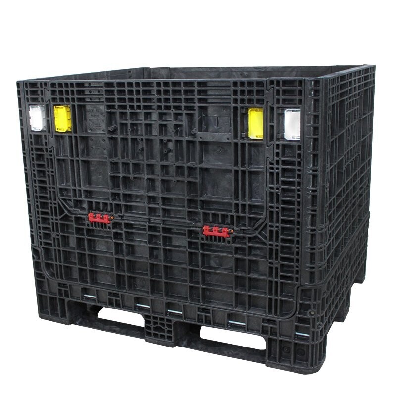 DuraGreen 40" x 48" x 39" Heavy-Duty Collapsible Bulk Container (2 Doors)