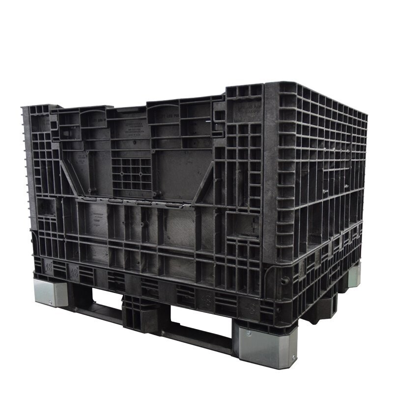 Buckhorn 40" x 48" x 34" Heavy-Duty Collapsible Bulk Container (2 Doors)