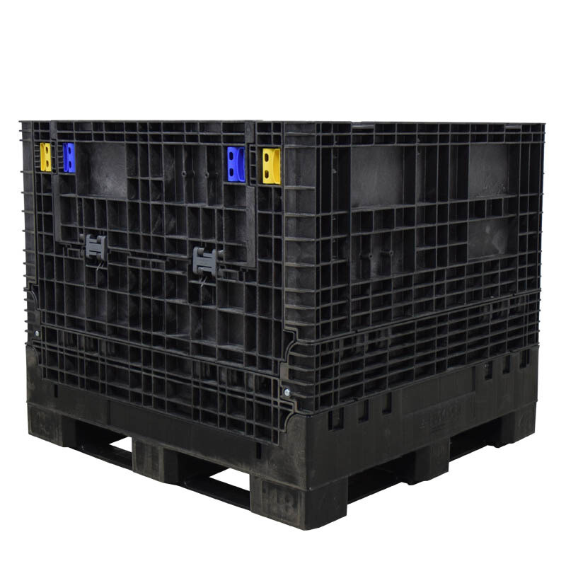 DuraGreen 45" x 48" x 41" Extra-Duty Collapsible Bulk Container (2 Doors)