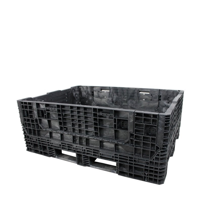 DuraGreen 65" x 48" x 25" Extended-Length Collapsible Bulk Container (2 Doors)