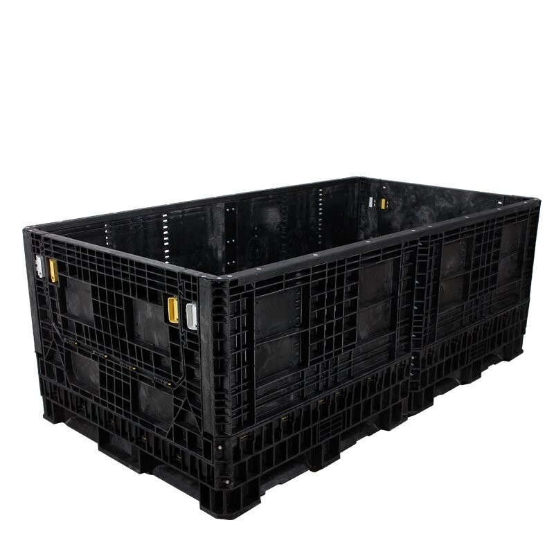 DuraGreen 90" x 48" x 34" Extended-Length Collapsible Bulk Container (2 Doors)