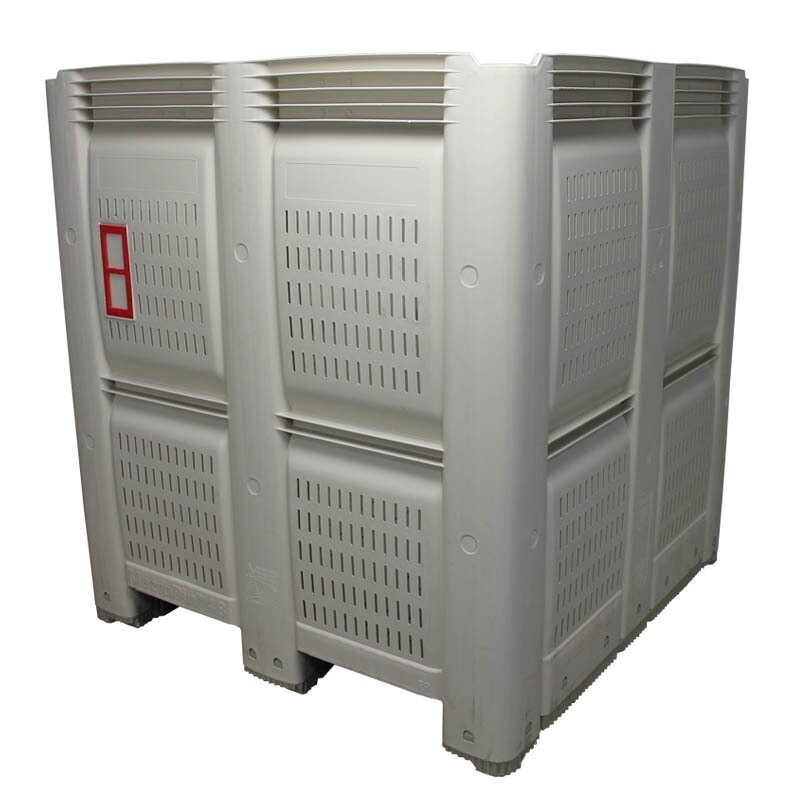 DuraGreen 48" x 48" x 53" Vented Harvest Bin