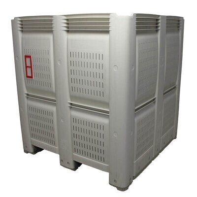 DuraGreen 48" x 48" x 53" Vented Harvest Bin