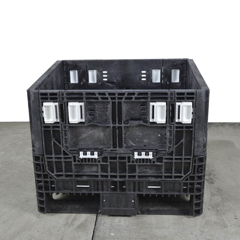 Refurbished 32" x 30" x 25" Used Collapsible Bulk Container (2 Doors)