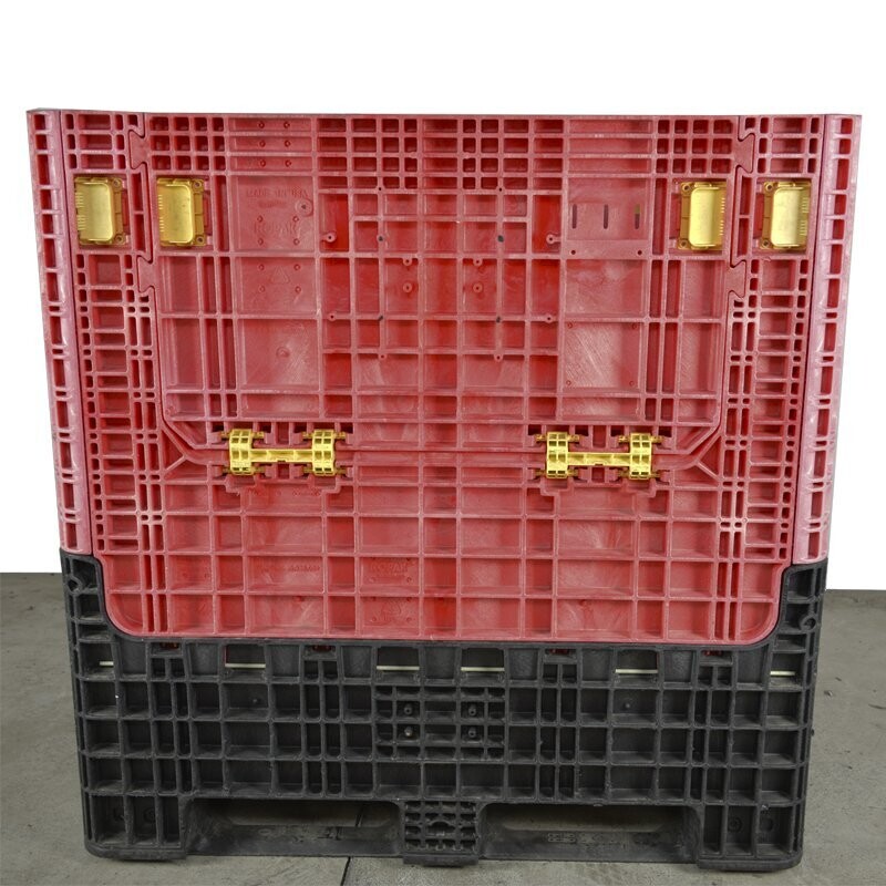 Refurbished 40" x 48" x 47" Used Collapsible Bulk Container (2 Doors)
