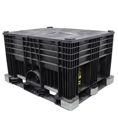 Buckhorn 57" x 45" x 32" Hopper Bottom CenterFlow Seed Box with Cover
