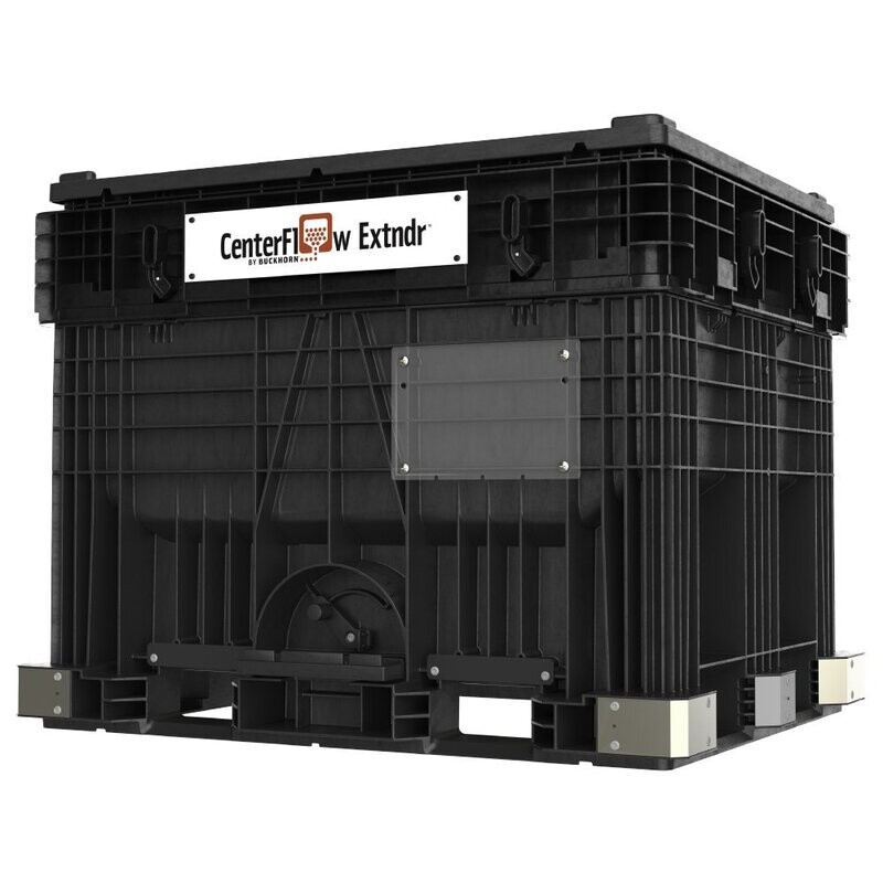 Buckhorn 57" x 45" x 41" Hopper Bottom CenterFlow Seed Box with Cover