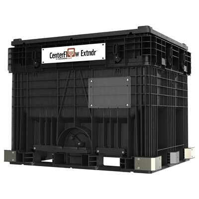 Buckhorn 57" x 45" x 41" Hopper Bottom CenterFlow Seed Box with Cover