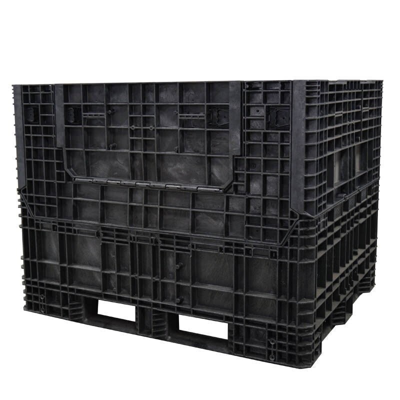 Buckhorn 57" x 48" x 44" Extended Length Collapsible Bulk Container (4 Doors)
