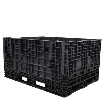 Buckhorn 65" x 48" x 34" Extended Length Collapsible Bulk Container (4 Doors)
