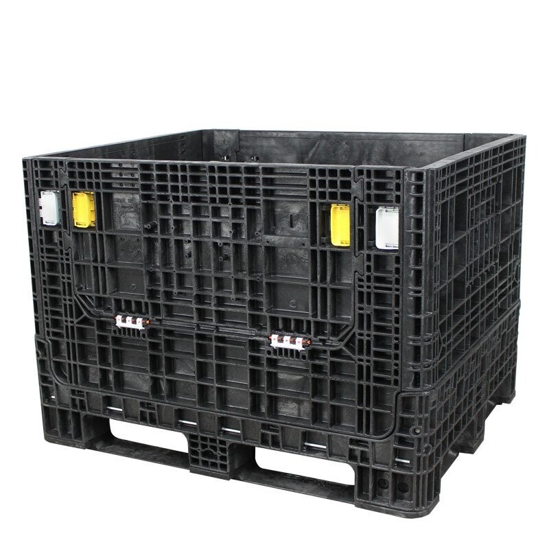 Contenedor bulk plegable y resistente de 40" x 48" x 34" Orbis (2 puertas)