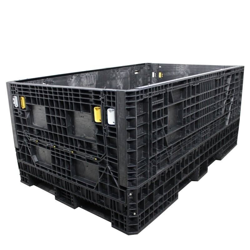 Contenedor bulk plegable y resistente de 78" x 48" x 34" Orbis (2 puertas)