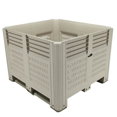 Macro 44" x 48" x 34" 34-FV MacroBin Vented Agricultural Bulk Container