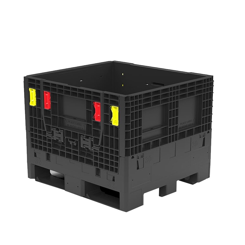 30" x 32" x 25" Medium-Duty Collapsible Bulk Container (2 Doors)
